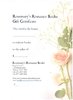 Rosemarys Romance Gift Voucher $30
